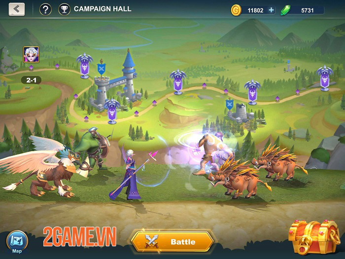 Game thẻ tướng chiến thuật Idle War: Legendary Heroes chính thức ra mắt 1