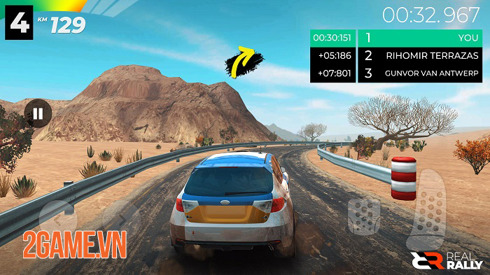 Real Rally – Game đua xe tập trung thể hiện các tương tác khi đua