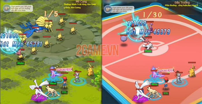 Poke Tối Thượng Mobile cho người chơi được săn bắt Pokemon tự do 4