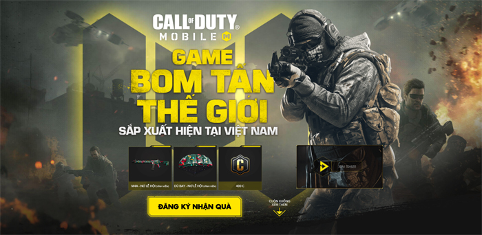 Call of Duty Mobile Việt Nam mời chào người chơi với hàng tấn quà tặng