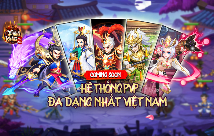 Game đấu thẻ tướng thế hệ mới Thiên Long Tam Quốc về Việt Nam