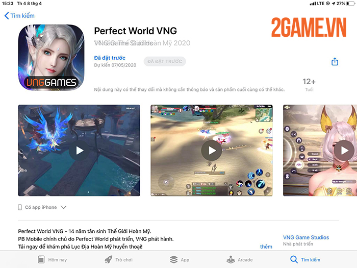 Game thủ đồn đoán về ngày ra mắt chính thức của Perfect World VNG