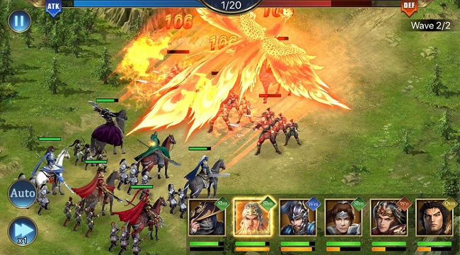 Three Kingdoms: Raja Chaos – Game quản lý quân sự tái hiện lại lịch sử Tam Quốc