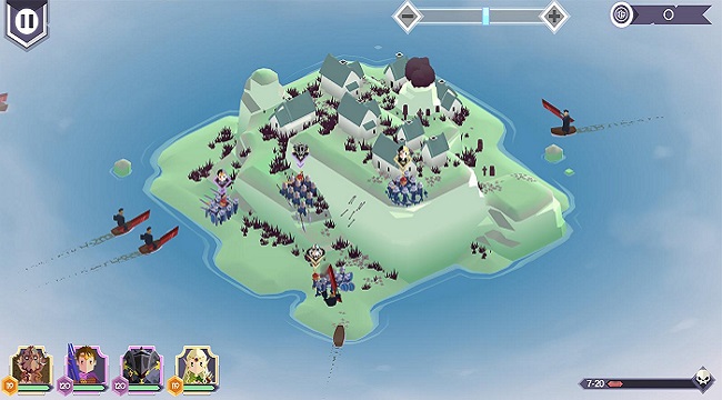 Lords Hooray: Island Rush – Game roguelite chiến thuật thời gian thực đồ họa tươi sáng