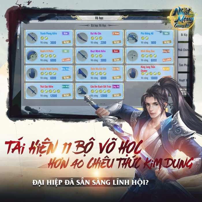 Game Nhất Mộng Giang Hồ tái hiện nhiều võ học nổi tiếng của Kim Dung 1