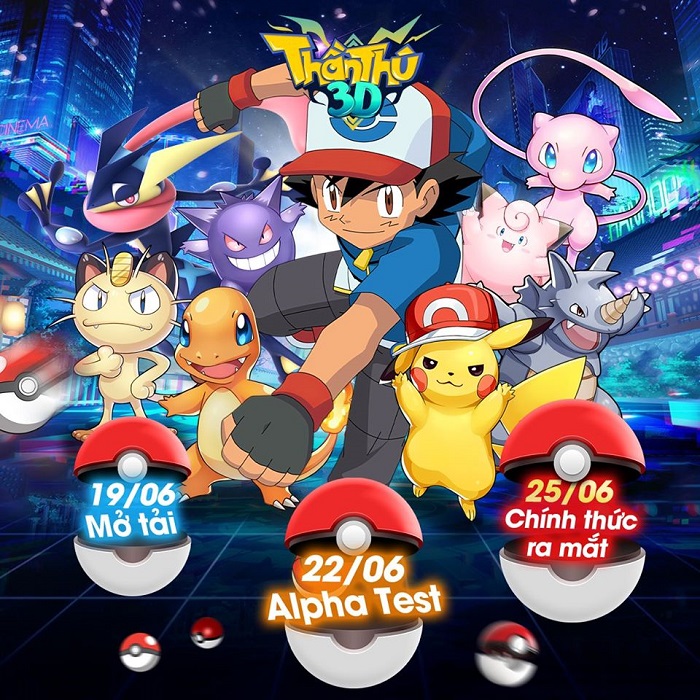 Game đấu pet chuẩn pokemon Thần Thú 3D Mobile công bố lộ trình ra mắt 1