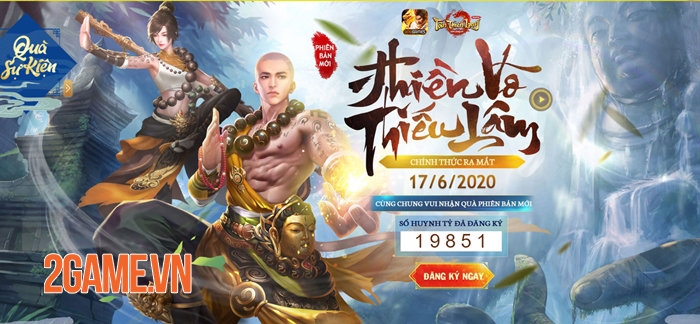 Tân Thiên Long Mobile chiêu đãi người chơi nhân dịp ra mắt Thiền Võ Thiếu Lâm thành công