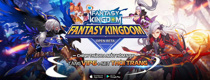 Tặng quá nhiều Kim Cương và free VIP nên lượng người đổ về Fantasy KingDom M rất đông!