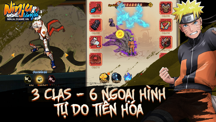Bạn không cần phải chiến đấu một mình trong Ninja Làng Lá Mobile 1