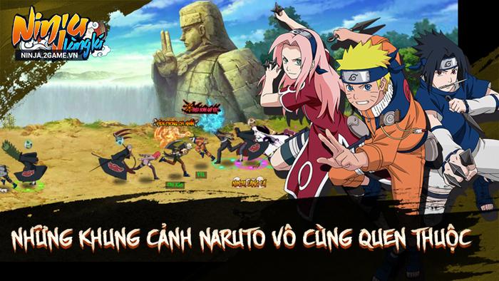 Ninja Làng Lá Mobile mang đến những khung cảnh Naruto vô cùng quen thuộc 1