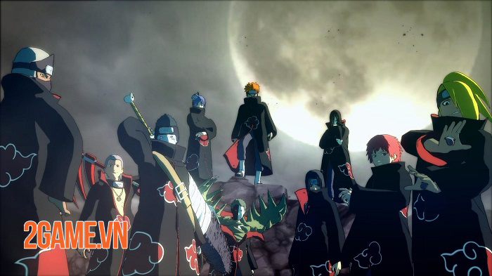 Tổ chức Akatsuki sẽ là tay chân đắc lực để bạn cày cuốc trong game Ninja Làng Lá 0