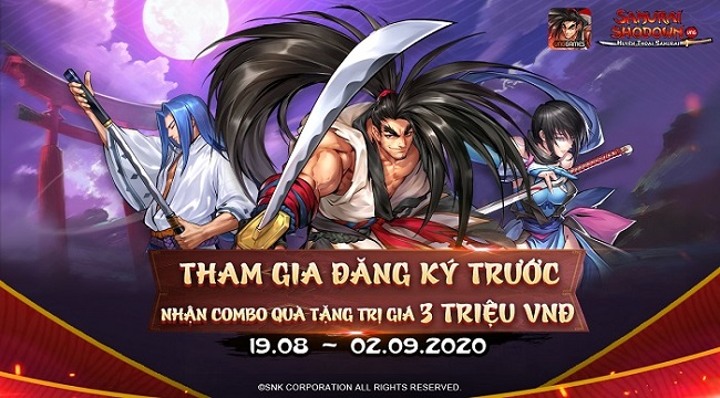 Samurai Shodown VNG chính thức mở trang đăng kí trước cho game thủ Việt