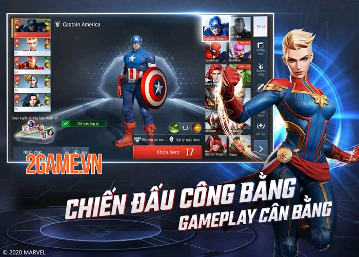 MARVEL Super War VN mở đăng kí trước tại Việt Nam, được phát hành thông qua Funtap 4