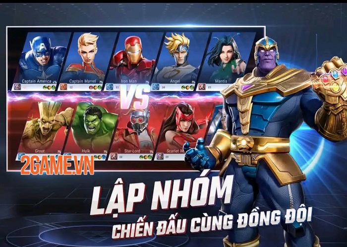 MARVEL Super War VN mở đăng kí trước tại Việt Nam, được phát hành thông qua Funtap 6