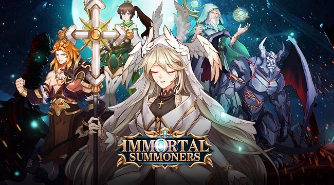 Triệu tập các chiến binh thánh thần trong RPG Immortal Summoners