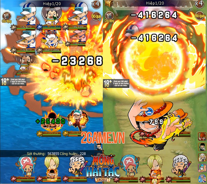 Cùng Luffy săn lùng kho báu One Piece trong game mới Mộng Hải Tặc Mobile