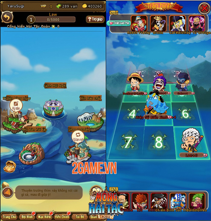 Cùng Luffy săn lùng kho báu One Piece trong game mới Mộng Hải Tặc Mobile 5
