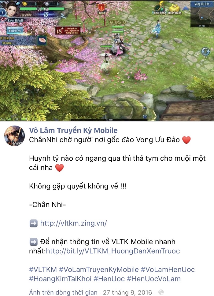 Cộng đồng VLTK Mobile náo loạn truy tìm Chân Nhi nhận phần thưởng hậu hĩnh