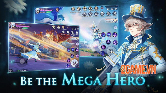 Mega Heroes - Tận hưởng cuộc phiêu lưu thú vị với đồ họa anime tuyệt đẹp 1