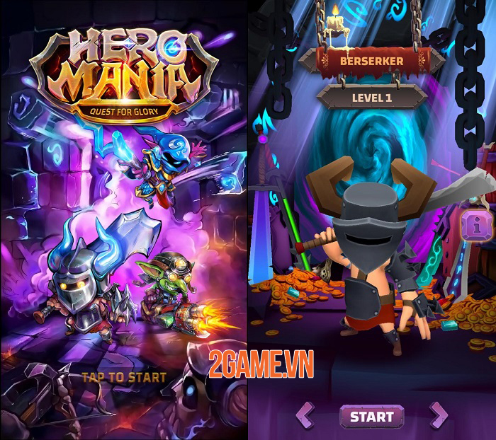 Heromania – Game nhập vai phiêu lưu hành động chiến đấu vô tận