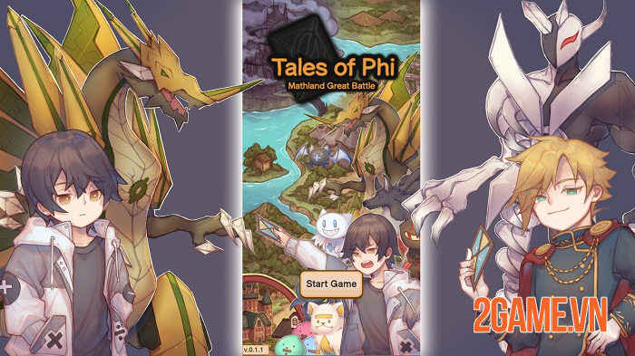 Tales of Phi – Game nhập vai chiến đấu bằng cách trả lời lệnh toán học độc đáo