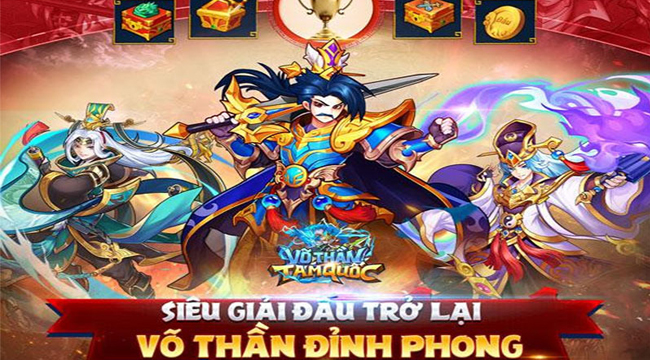 Võ Thần Tam Quốc: Trận tranh đấu Võ Thần Đỉnh Phong mùa 2 đã bắt đầu Võ Thần Tam Quốc: Trận tranh đấu Võ Thần Đỉnh Phong mùa 2 đã bắt đầu