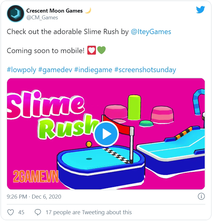 Slime Rush – Game vượt chướng ngại vật siêu đáng yêu sắp ra mắt