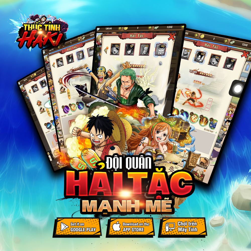 Game mobile đề tài One Piece Thức Tỉnh Haki công bố lộ trình ra mắt 3