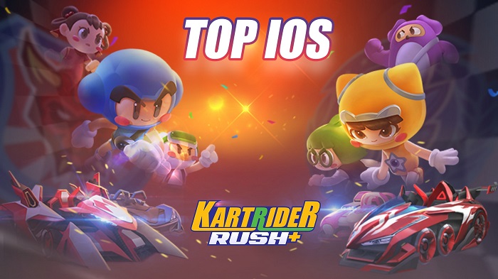 KartRider Rush+ lọt Top game được tải nhiều nhất trên kho ứng dụng iOS