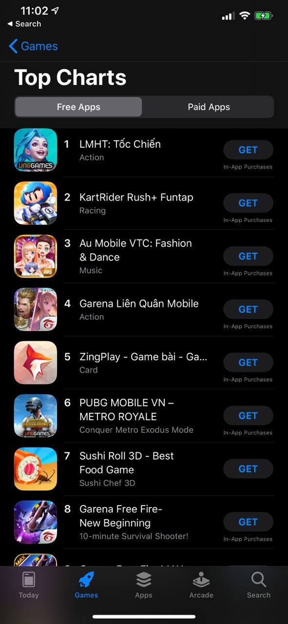 KartRider Rush+ lọt Top game được tải nhiều nhất trên kho ứng dụng iOS 3