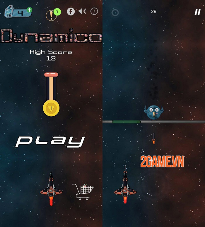 Dynamico – Game bắn súng không gian ra mắt cho các thiết bị di động