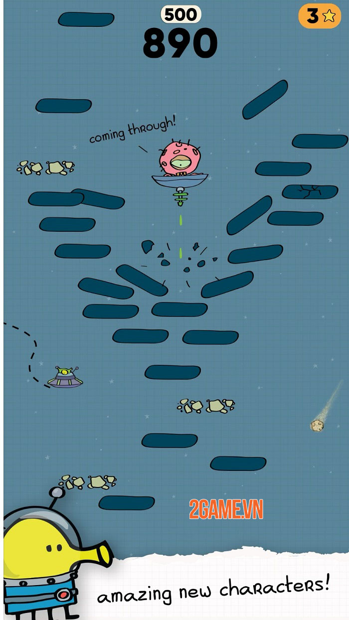 Doodle Jump 2 - Game platformer cổ điển ra mắt phần tiếp sau thời gian vắng bóng 2