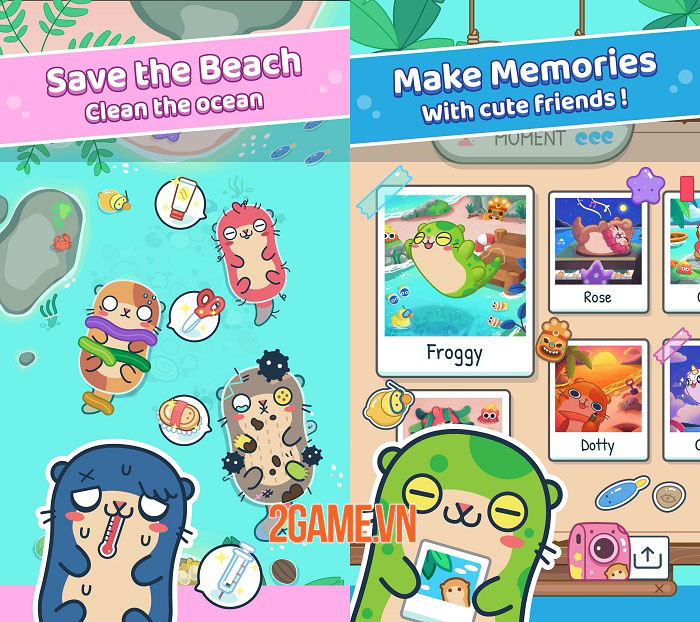 Otter Ocean - Game mobile thu thập thú cưng siêu dễ thương mở đăng kí trước 2
