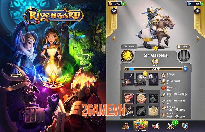 Rivengard – Game nhập vai đánh theo lượt thách thức khả năng chiến thuật