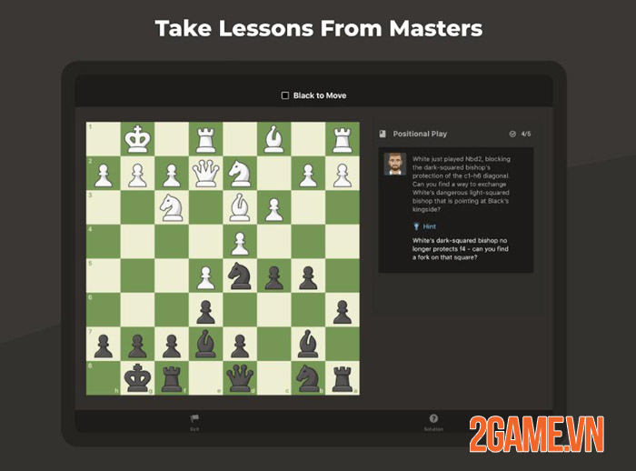 Chess Mobile - Nhẹ mà hay vừa chơi vừa học với Cờ Vua Mobile 2