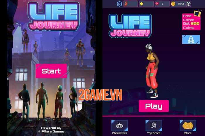 Life Journey – Game endless-runner phong cách cyberpunk mới nhất
