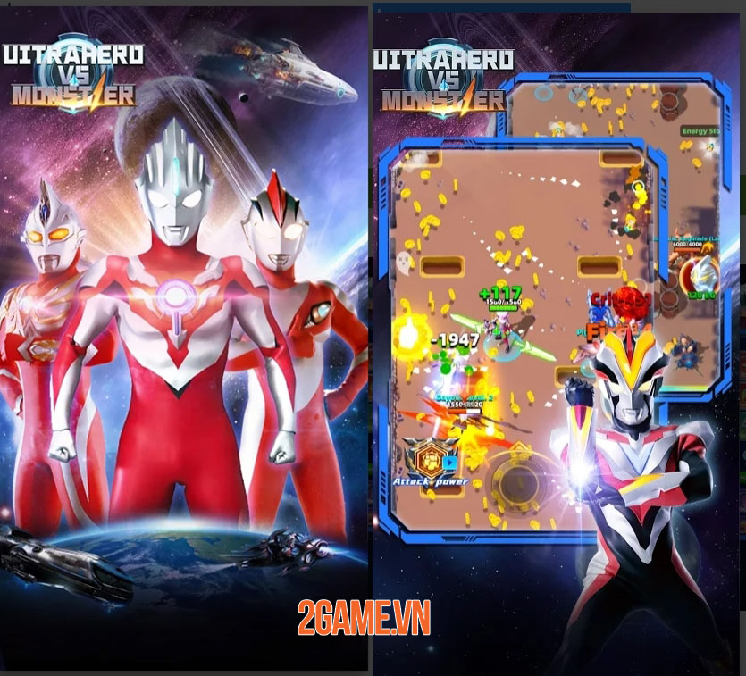 Ultrahero vs monsters: Game nhập vai hành động kết hợp hàng trăm kĩ năng 2