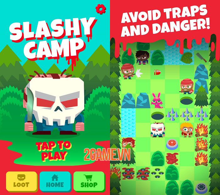 Slashy Camp – Game chạy vô tận lấy cảm hứng từ các bộ phim về kẻ sát nhân