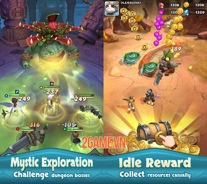 Heroic Expedition - Game nhập vai màn hình dọc hấp dẫn với nhiều chế độ chơi 2