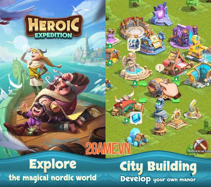 Heroic Expedition - Game nhập vai màn hình dọc hấp dẫn với nhiều chế độ chơi 3