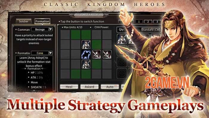 Kingdom Heroes M - Phiên bản mobile của game PC cổ điển Kingdom Heroes Online 2