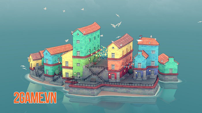 Townscaper - Game xây dựng thành phố dễ thương ra mắt mobile cuối năm nay 1