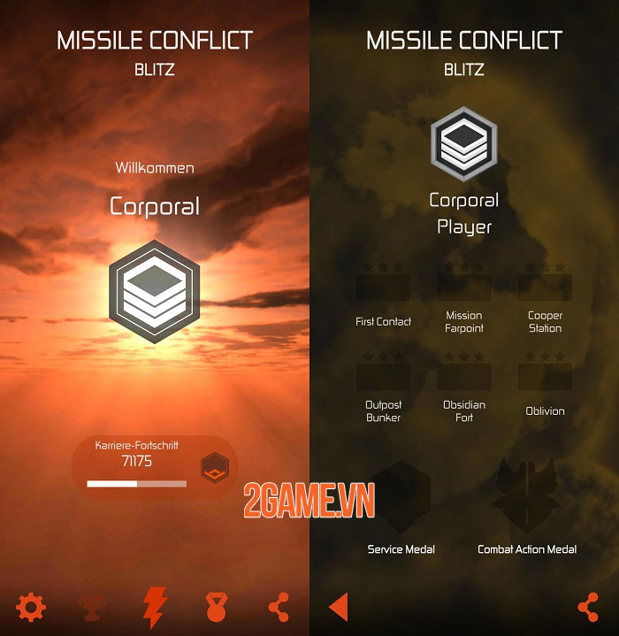 Mission Conflict Blitz - Game hành động phóng tên lửa cổ điển 2