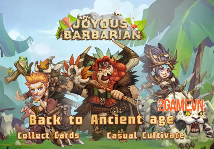 Joyous Barbarian – Game thẻ bài đưa bạn trở về thời kỳ đồ đá