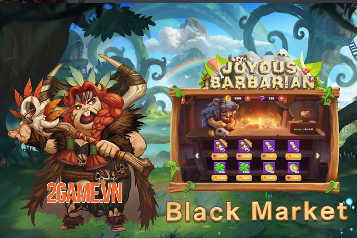Joyous Barbarian - Game thẻ bài đưa bạn trở về thời kỳ đồ đá 2