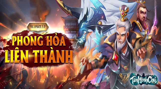 Tặng 300 giftcode Tân Minh Chủ mừng Big Update 5.0 Tặng 300 giftcode Tân Minh Chủ mừng Big Update 5.0