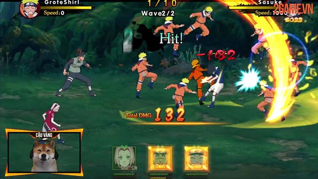 Trải nghiệm Ultimate Fight: Survival – Game thẻ tướng Naruto xuất chiêu đã con mắt