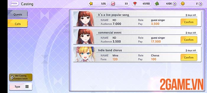 Idol Queens Production – Game giả lập đào tạo Idol hấp dẫn trên mobile