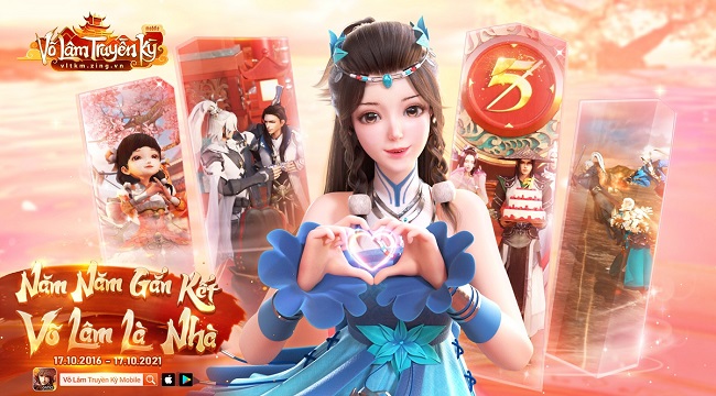Võ Lâm Truyền Kỳ Mobile tung TVC mừng sinh nhật 5 tuổi Võ Lâm Truyền Kỳ Mobile tung TVC mừng sinh nhật 5 tuổi