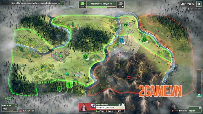 Rebel Inc: Escalation - Game mô phỏng quân sự ở quốc gia bị chiến tranh tàn phá 1